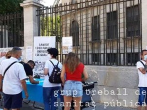 El Grup de Treball en Defensa de la Sanitat Pública es reuneix  amb la Gerent de la Regió Sanitària de Tarragona