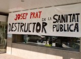 Tancament a Joan XXIII per protestar contra les retallades