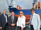 La vicepresidenta del govern de la Generalitat, Joana Ortega, visita el Port de Tarragona