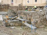 Iniciades les excavacions arqueològiques a la zona de l'escena del Teatre romà