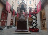 Inicien les tasques de neteja i restauració puntual del Mausoleu de Jaume I