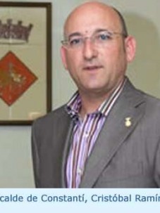 L’alcalde de Constantí, Cristóbal Ramírez